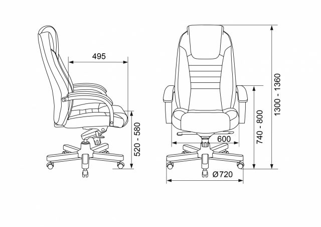 Кресло руководителя Бюрократ T-9923WALNUT слоновая кость кожа крестов. металл/дерево — изображение 5