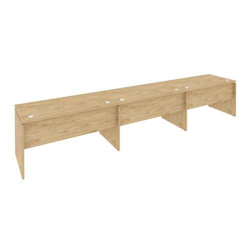Onix Рабочая станция O.RS-3.3.7 Тиквуд Светлый 4140*720*750