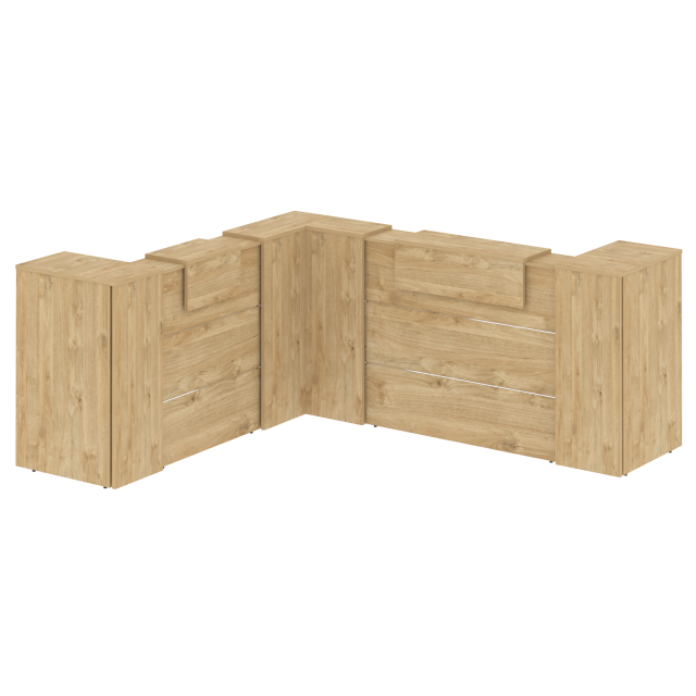 Onix Ресепшн O.R-K-33 Тиквуд Светлый 2607*3007*1187