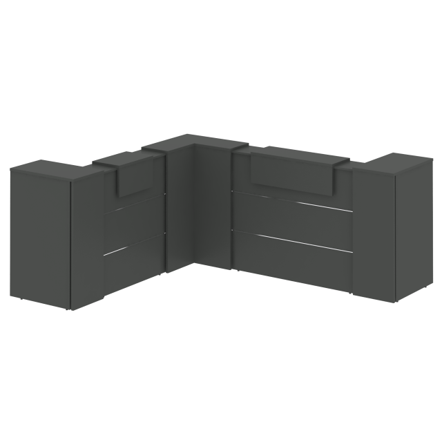 Onix Ресепшн O.R-K-33 Антрацит 2607*3007*1187