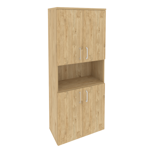 Onix Шкаф высокий широкий O.ST-1.5 Тиквуд Светлый 800*420*1977