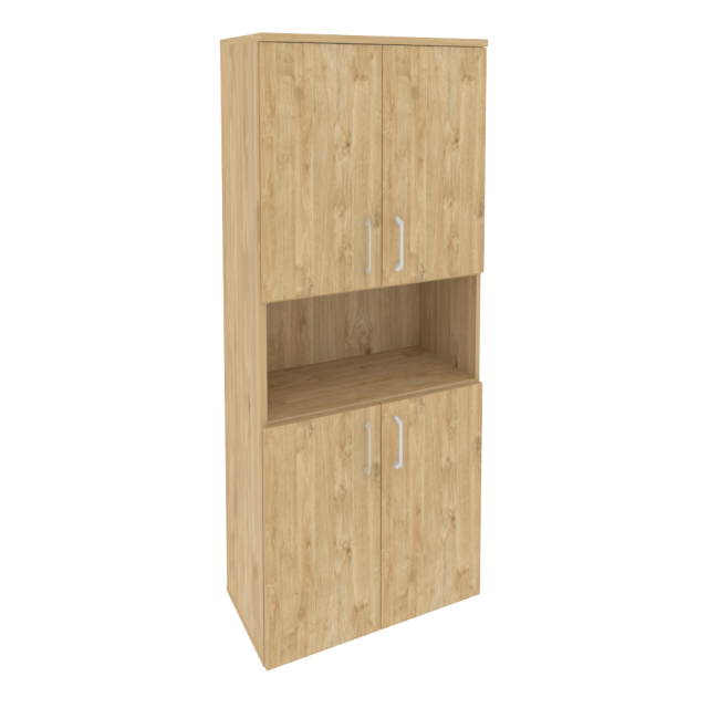 Onix Шкаф высокий широкий O.ST-1.5 Тиквуд Светлый 800*420*1977