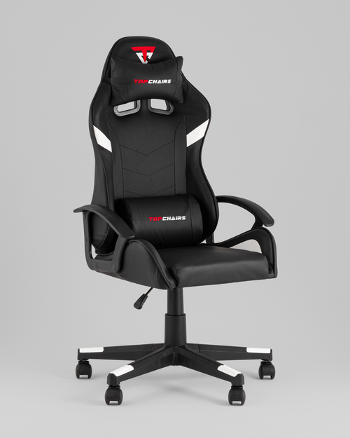 Игровое Кресло TopChairs Warden GF-8066-5 black+white