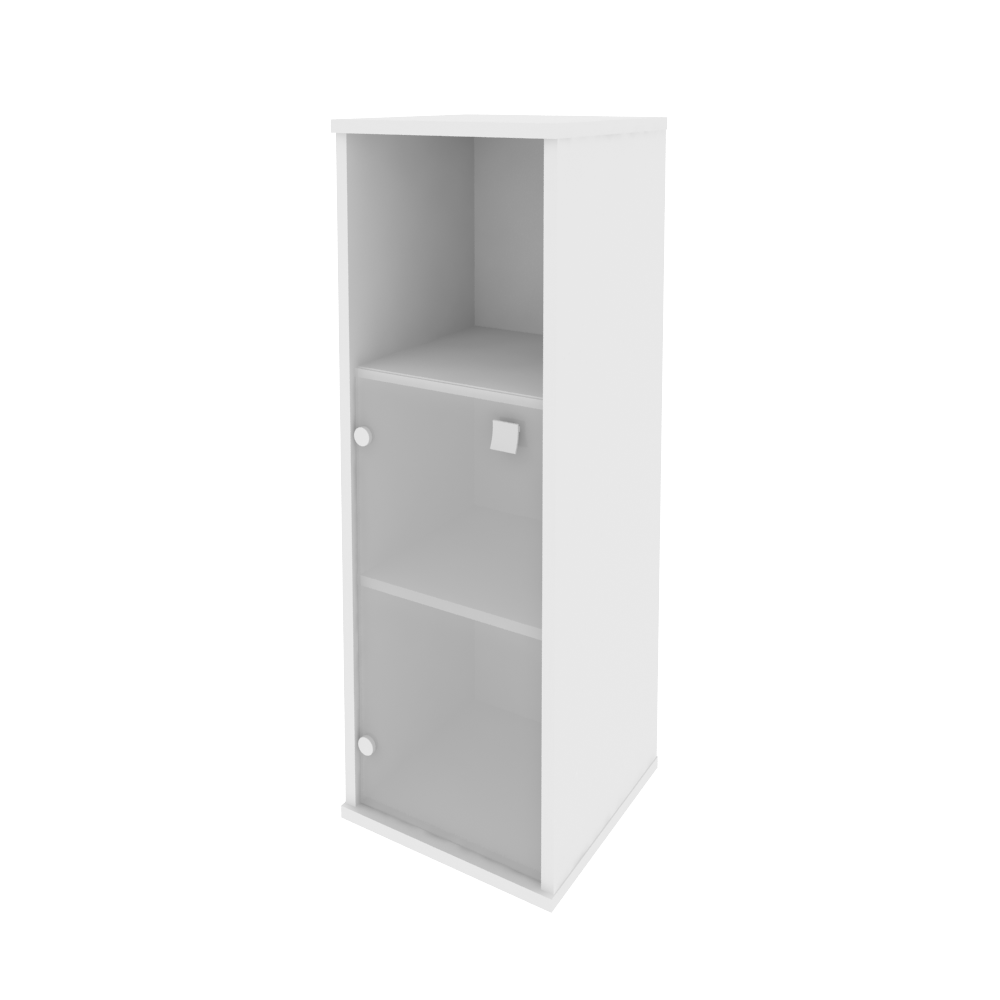 Style Шкаф средний узкий левый Л.СУ-2.2 (L) Белый 412*410*1215