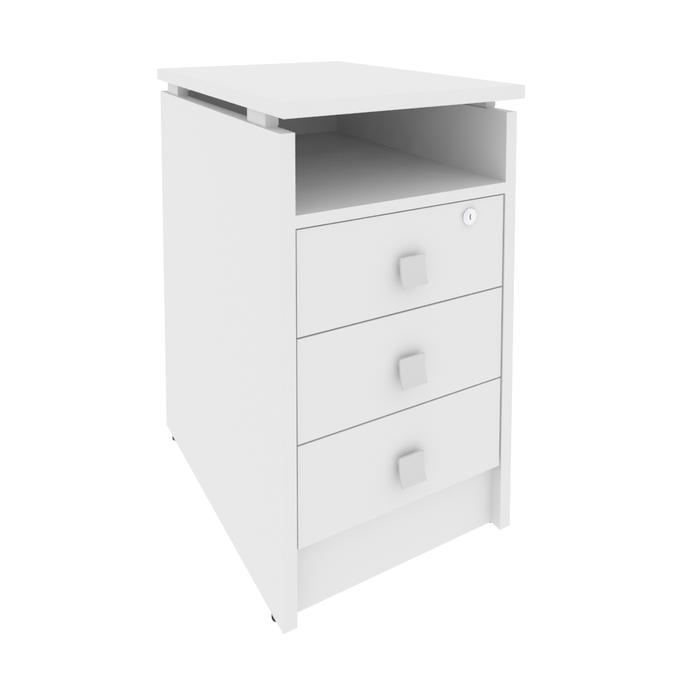 Style Тумба приставная с фолдингом Л.ТП-4.1F Белый 420*600*750
