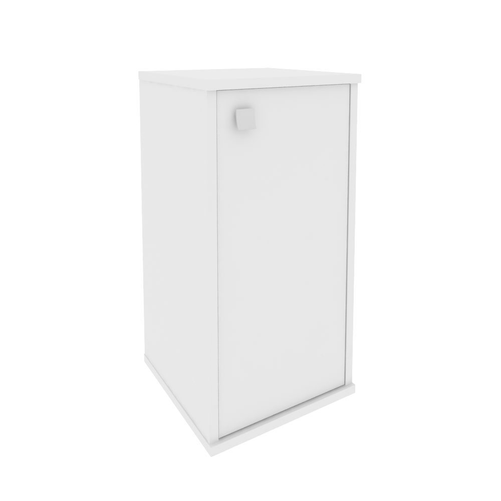 Style Шкаф низкий узкий правый Л.СУ-3.1 (R) Белый 412*410*828