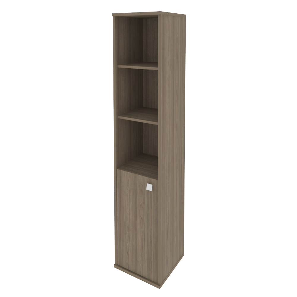 Style Шкаф высокий узкий левый Л.СУ-1.1 (L) Вяз Благородный 412*410*1980