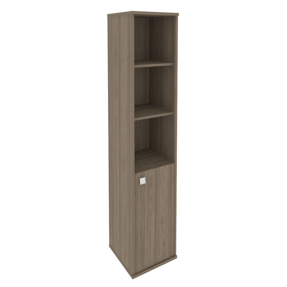 Style Шкаф высокий узкий правый Л.СУ-1.1 (R) Вяз Благородный 412*410*1980