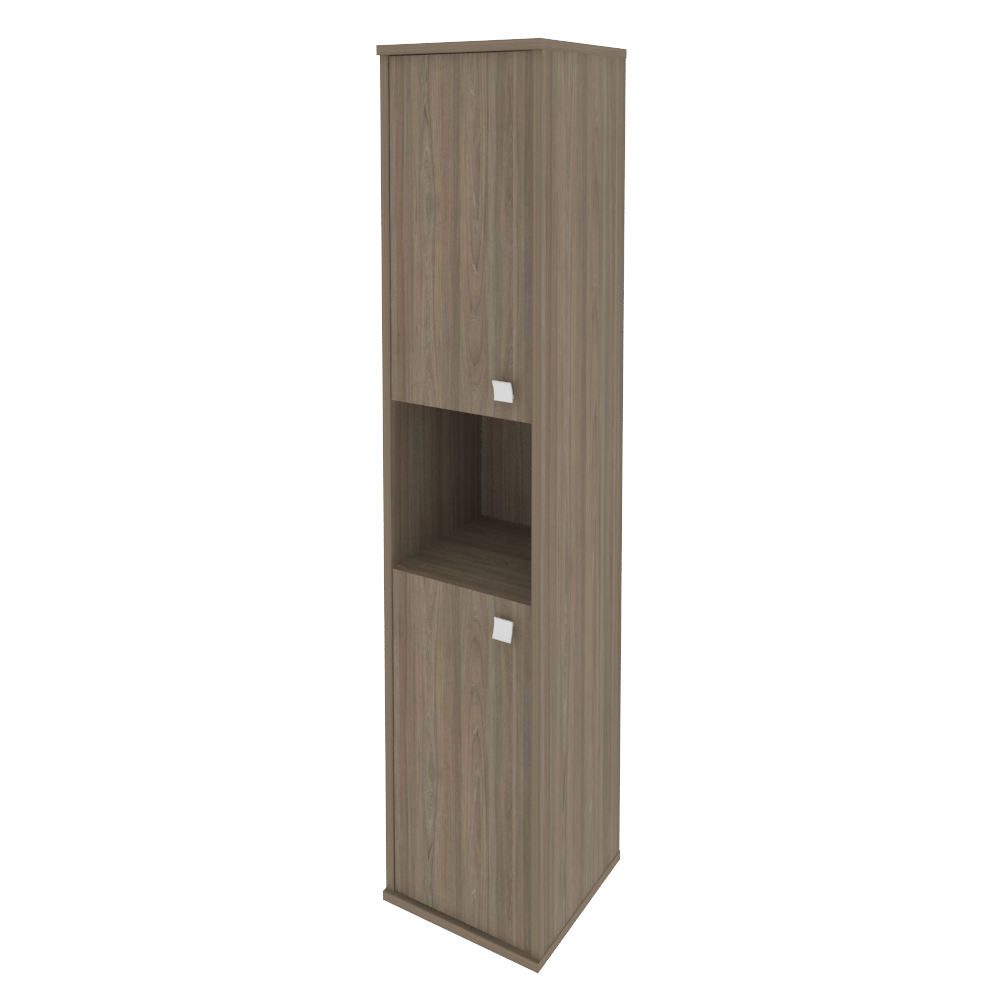 Style Шкаф высокий узкий левый Л.СУ-1.5 (L) Вяз Благородный 412*410*1980