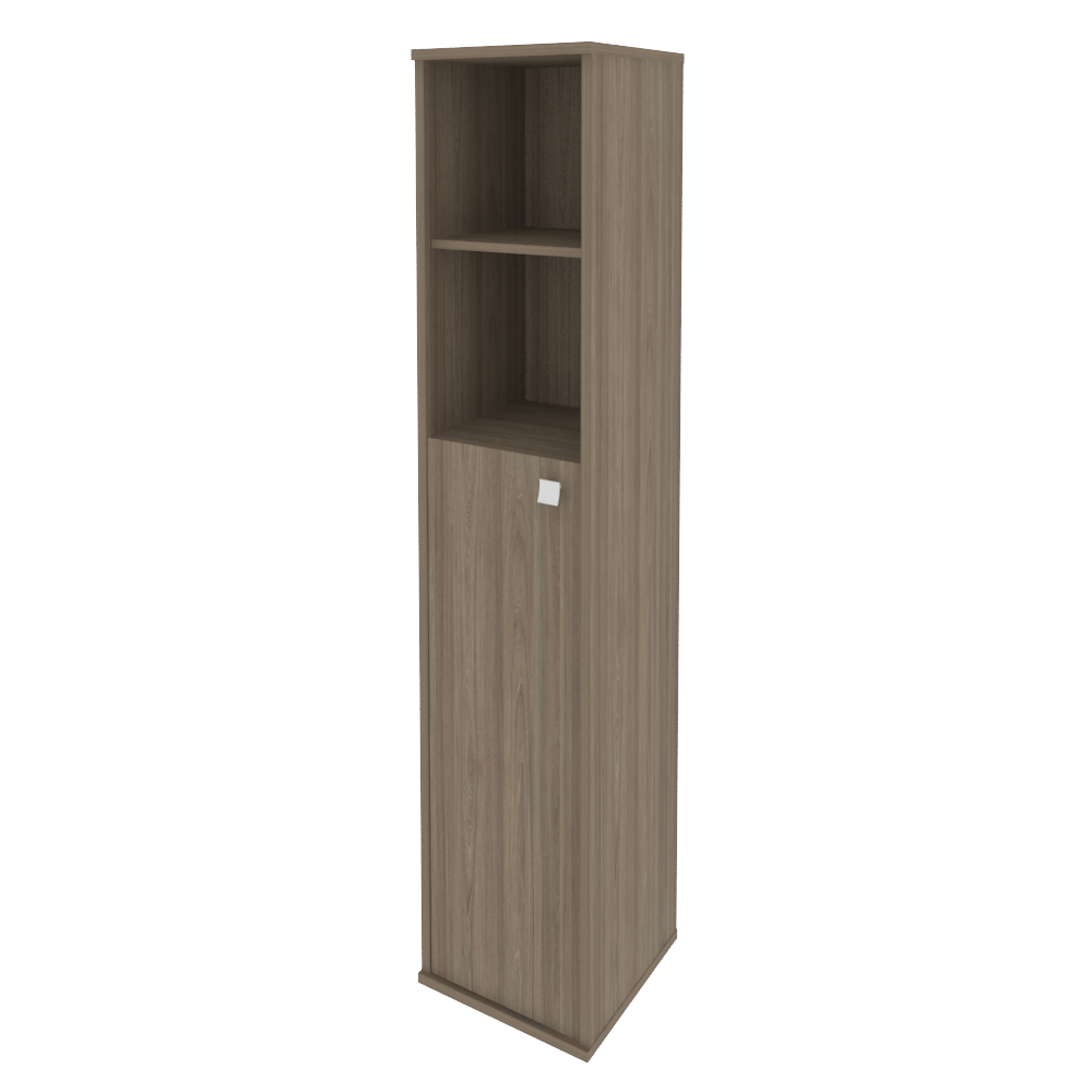 Style Шкаф высокий узкий левый Л.СУ-1.6 (L) Вяз Благородный 412*410*1980