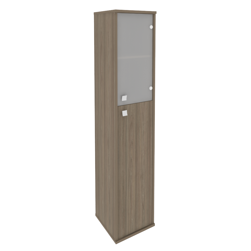 Style Шкаф высокий узкий правый Л.СУ-1.7 (R) Вяз Благородный 412*410*1980