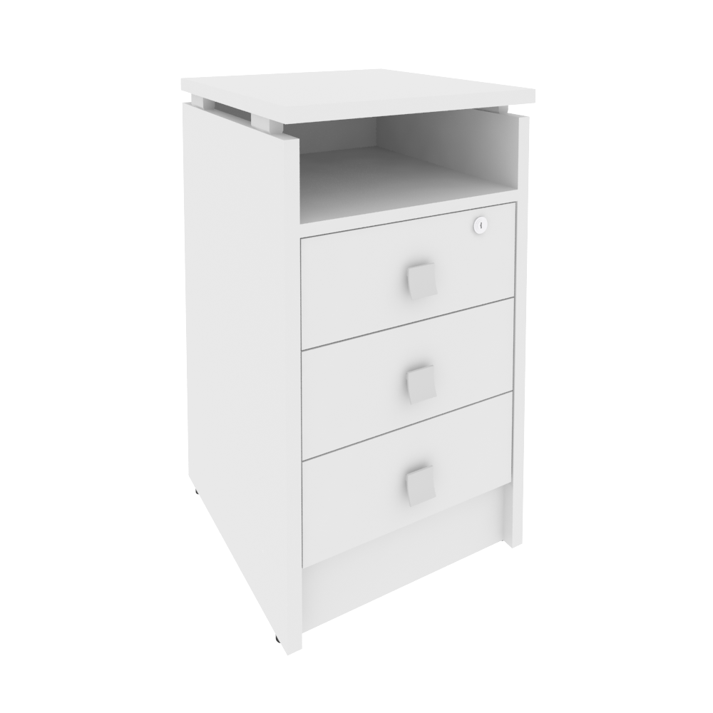 Style Тумба приставная с фолдингом Л.ТП-4F Белый 420*450*750