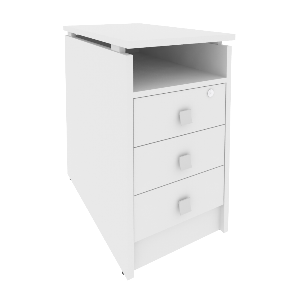 Style Тумба приставная с фолдингом Л.ТП-4.2F Белый 420*720*750