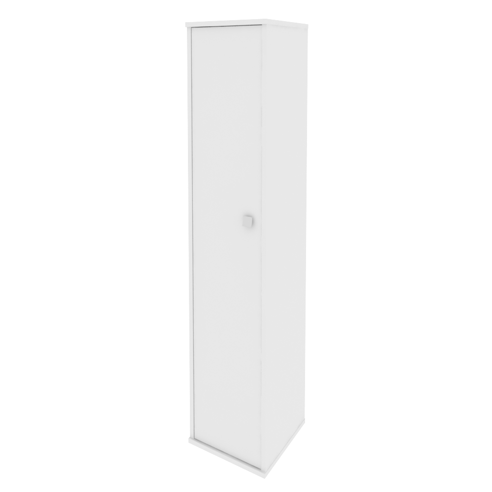 Style Шкаф высокий узкий левый Л.СУ-1.9 (L) Белый 412*410*1980