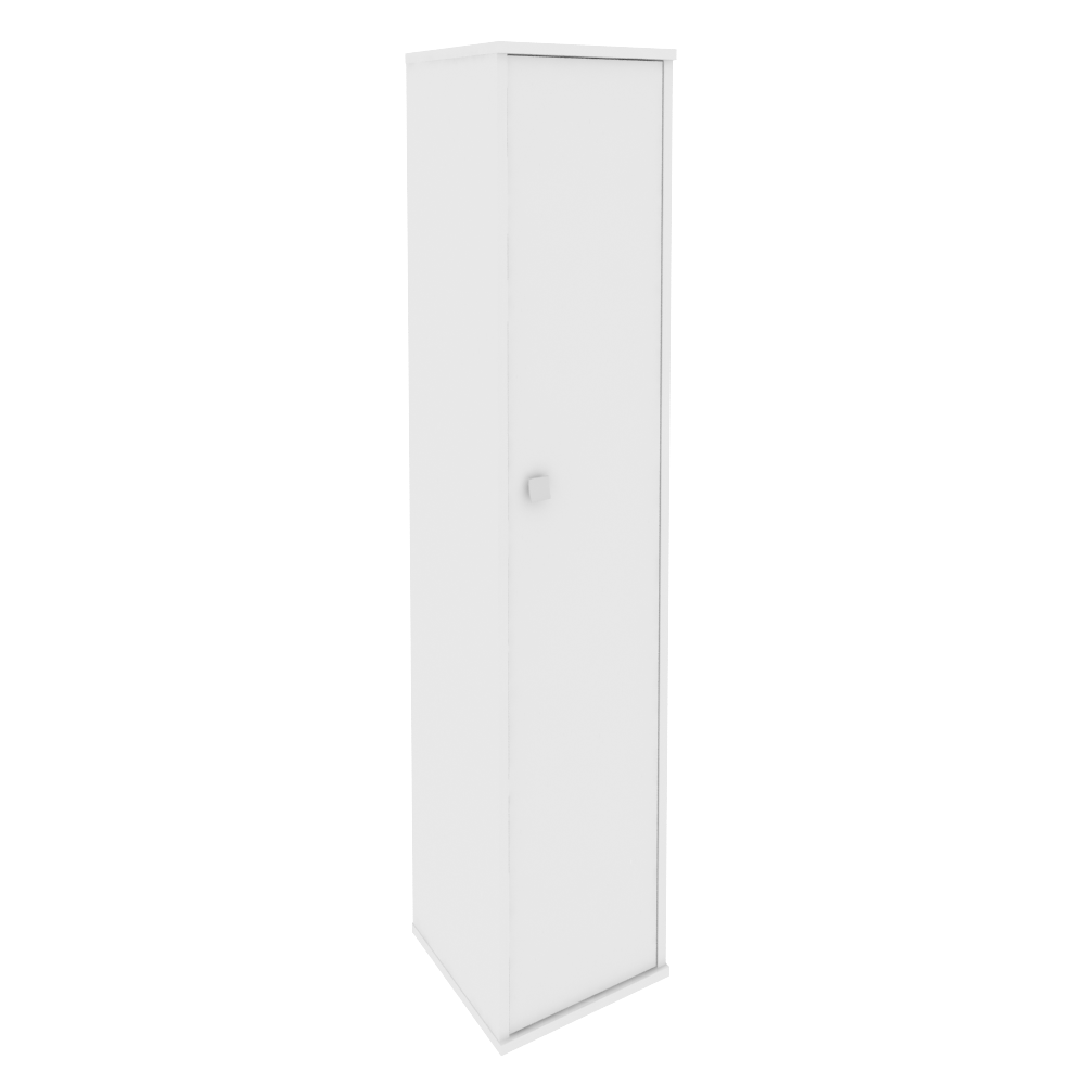 Style Шкаф высокий узкий правый Л.СУ-1.9 (R) Белый 412*410*1980