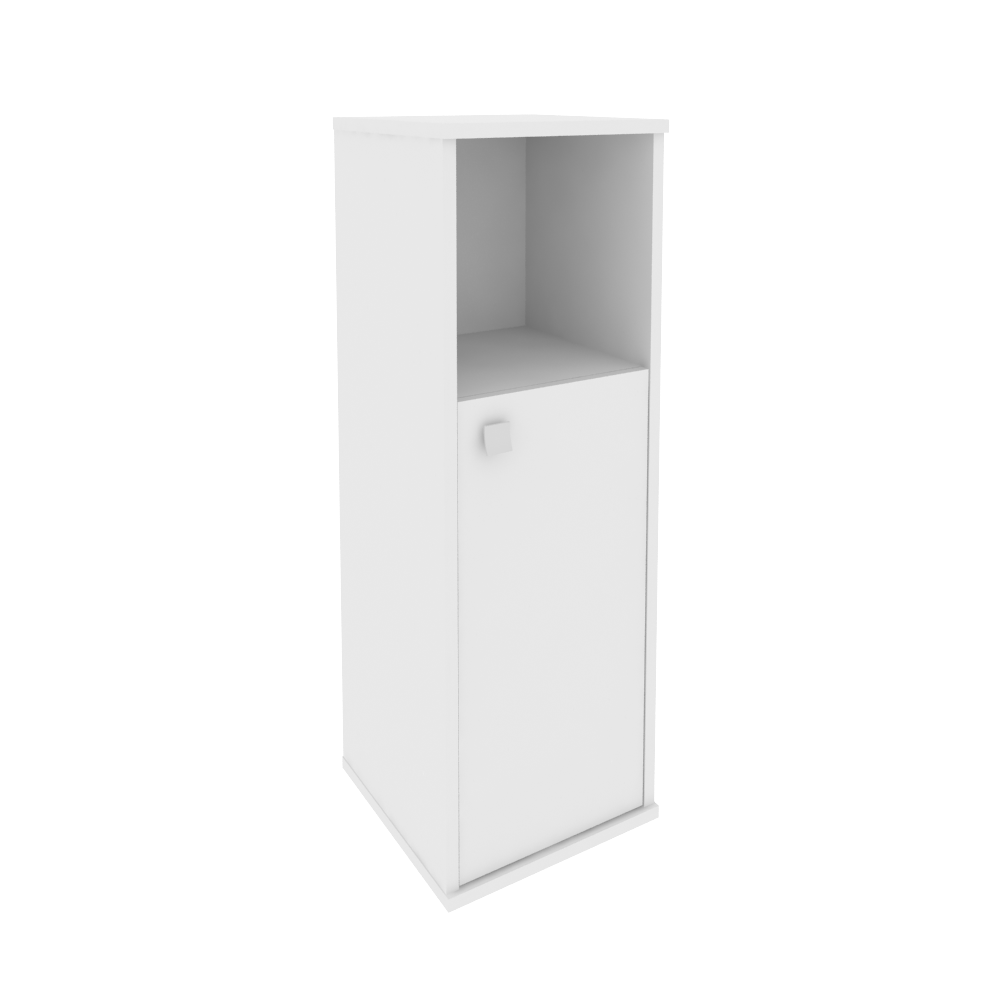 Style Шкаф средний узкий правый Л.СУ-2.1 (R) Белый 412*410*1215
