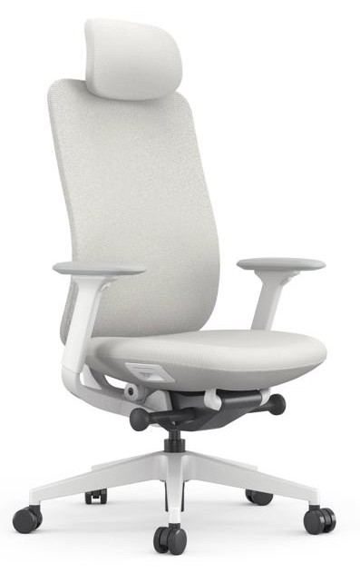 Кресло Antler EAN-001AW Белый пластик/Светло-бежевый