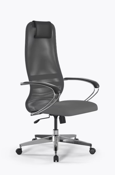 Кресло Sit 8 B1-8K - X1+UMF(X1) /Uh00/Wh00/K1cL(M09.B22.G18.W01) (Светло-Серый)