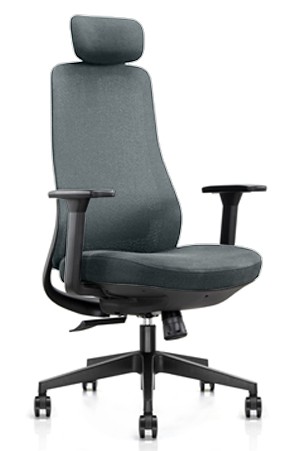 Кресло Miro 6249A Черный пластик/Серый