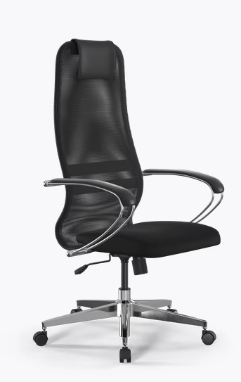 Кресло Sit 8 B1-8K - X1+UMF(X1) /Uh00/Wh00/K1cL(M09.B22.G18.W01) (Тем.Серый-Черный)
