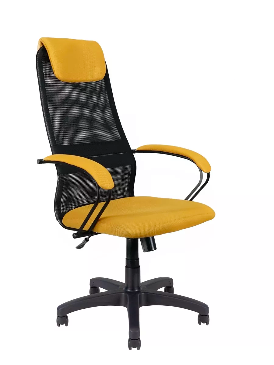 Кресло КР-76 TW-01 TW-11 крестовина пластик Желтый/Черный