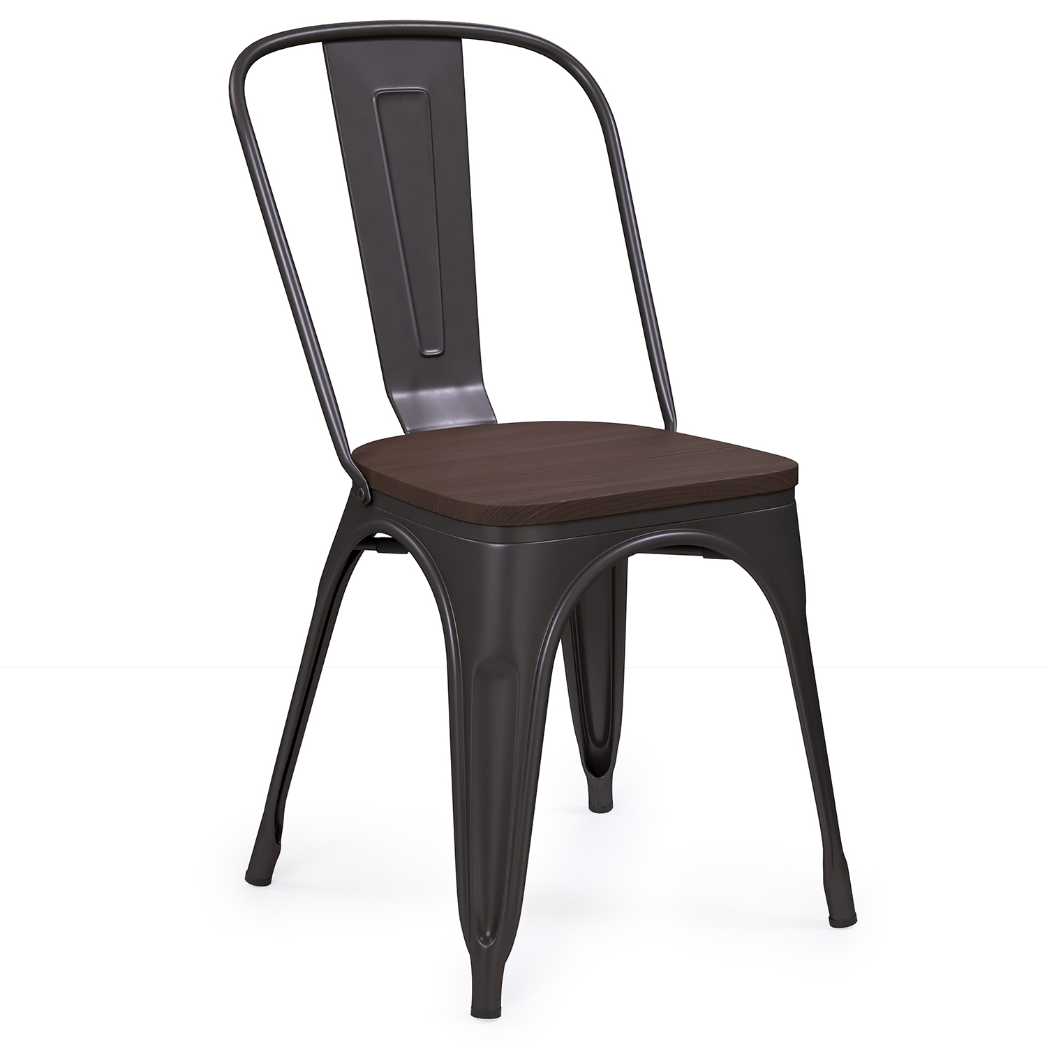 AL 403 MW Стул металлический Bistro Wood (440*500*860)