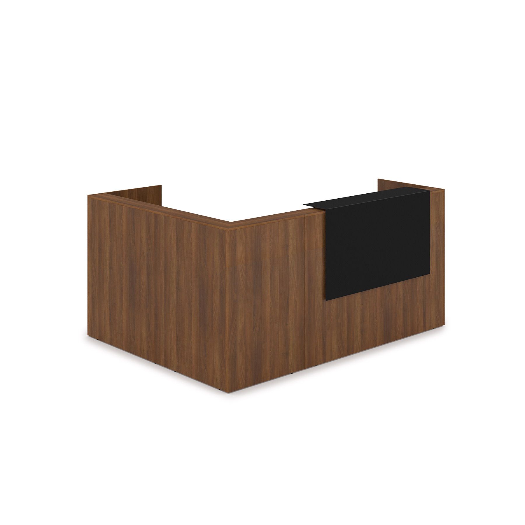 1КР-КЛ.102 Комплект Ресепшн с фартуком HPL (2344*1765*1149) (без подсветки)