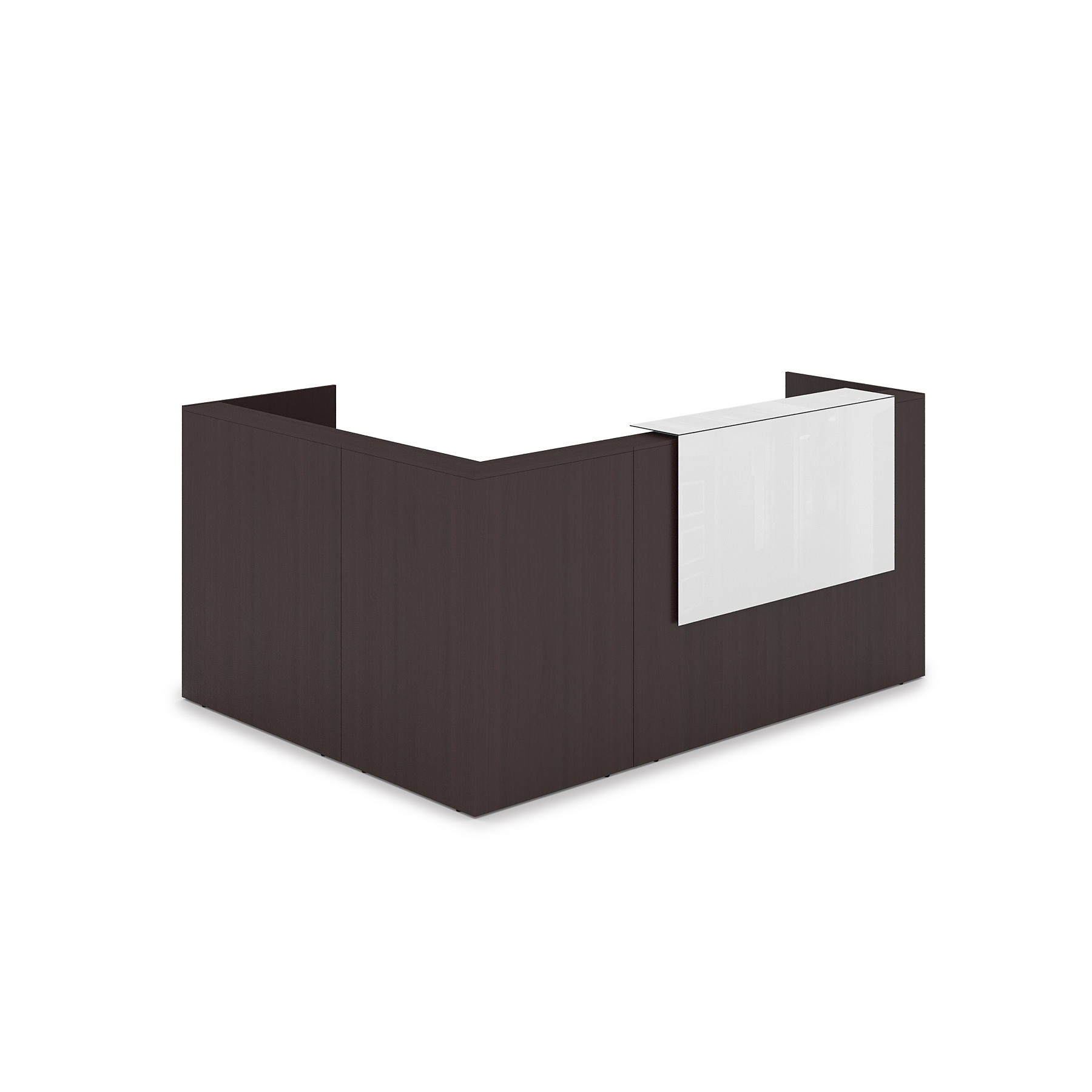 1КР-КЛ.102 Комплект Ресепшн с фартуком HPL (2344*1765*1149) (без подсветки)