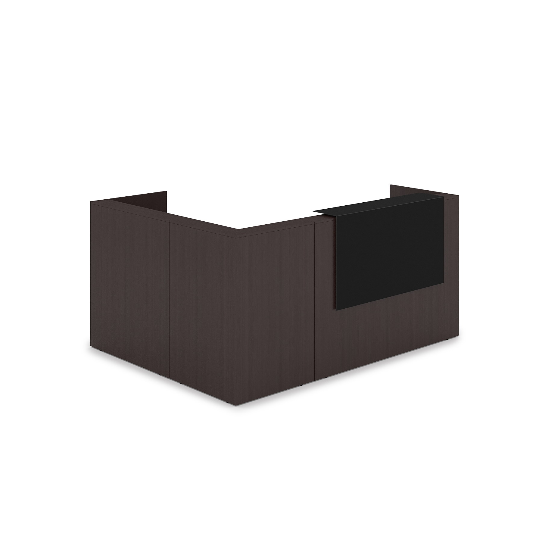 1КР-КЛ.102 Комплект Ресепшн с фартуком HPL (2344*1765*1149) (без подсветки)