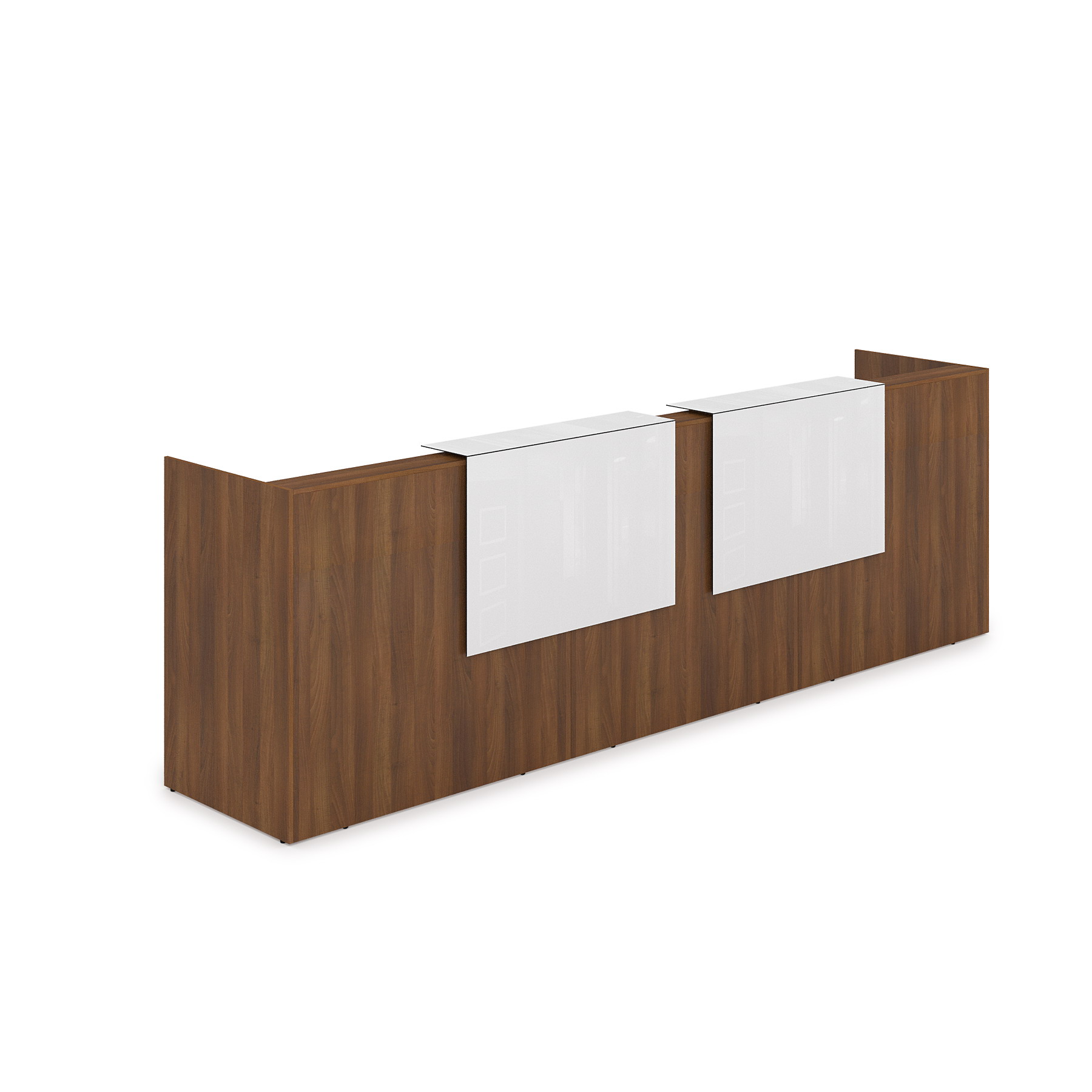 1КР-КЛ.002.1 Комплект Ресепшн с фартуком HPL (3632*750*1149) (с подсветкой)