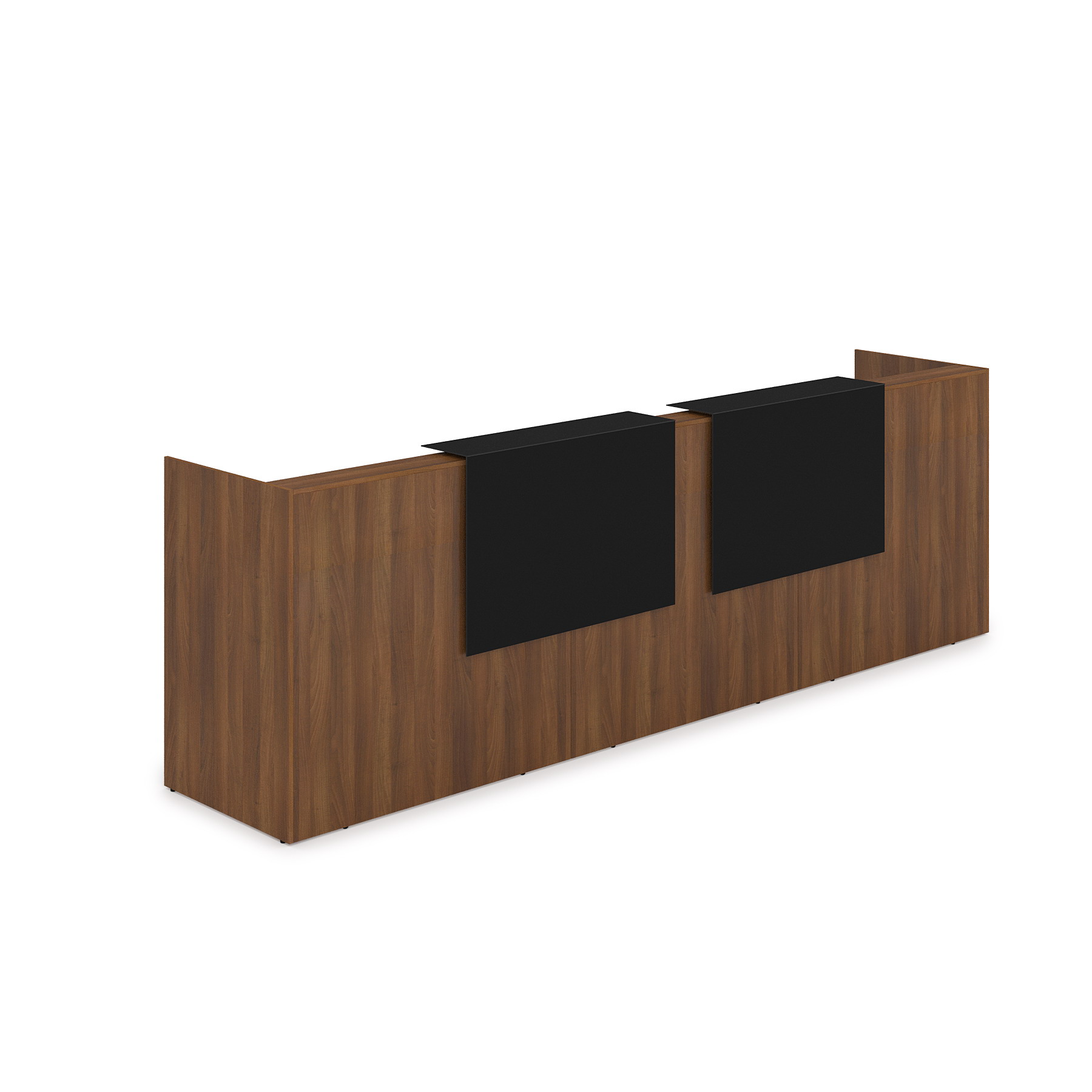 1КР-КЛ.002.1 Комплект Ресепшн с фартуком HPL (3632*750*1149) (с подсветкой)