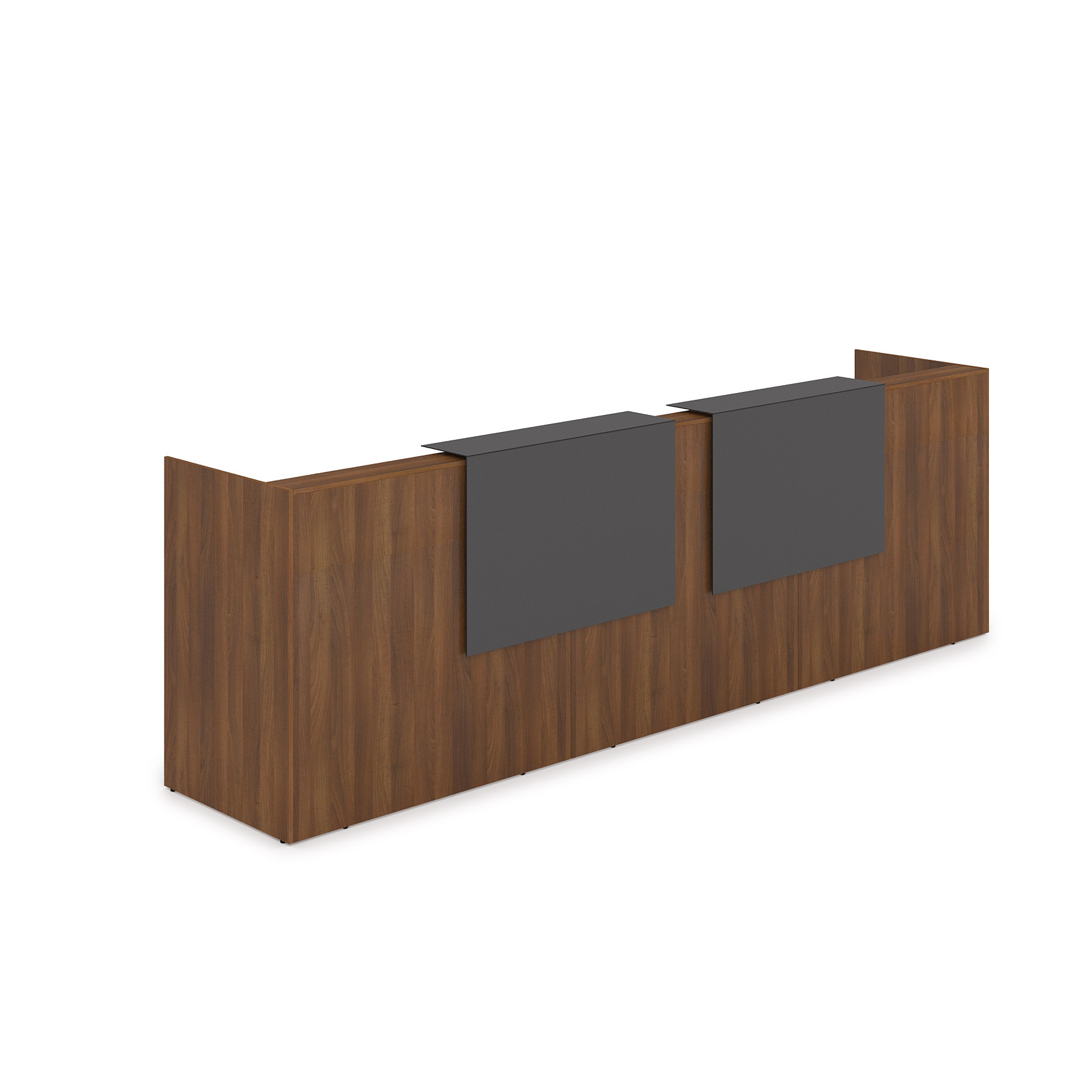 1КР-КЛ.002.1 Комплект Ресепшн с фартуком HPL (3632*750*1149) (с подсветкой)