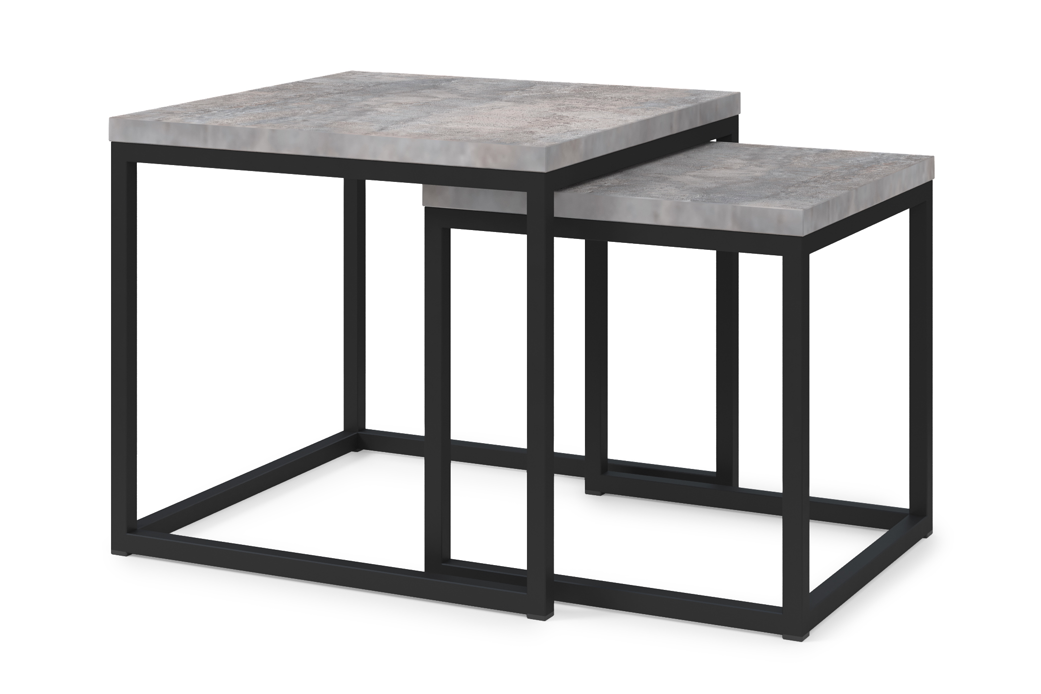 21SETLOGIC.001 Комплект журнальных столов SET LOGIC (900*900*450)