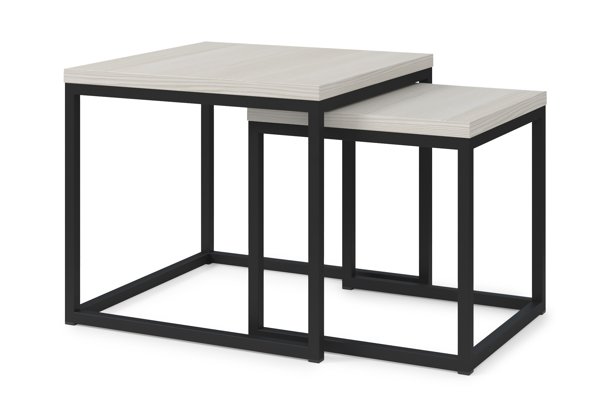 21SETLOGIC.001 Комплект журнальных столов SET LOGIC (900*900*450)