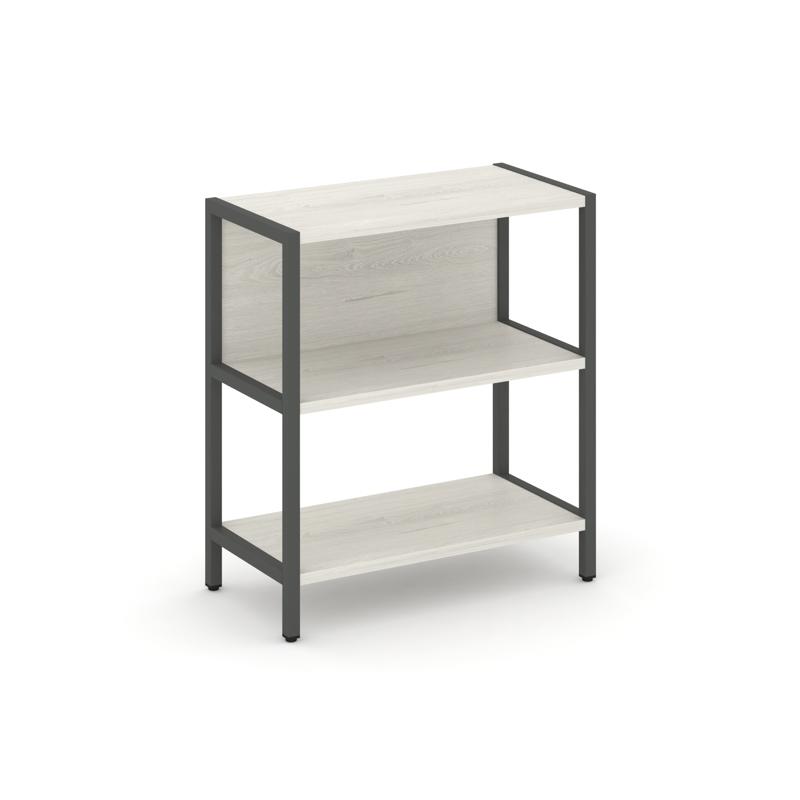 Shelf System Односекционный стеллаж двухярусный SN.STM-211 Дуб Наварра/Металл Антрацит 810*400*879