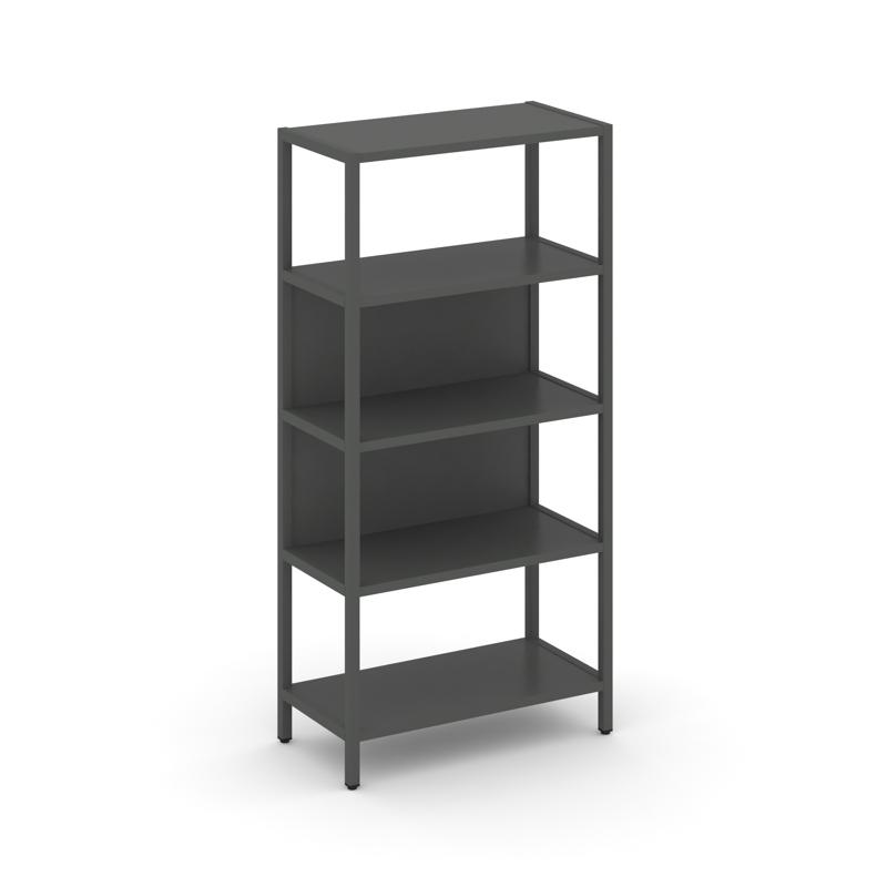 Shelf System Односекционный стеллаж четырехярусный SN.STM-411 Антрацит/Металл Антрацит 810*400*1613