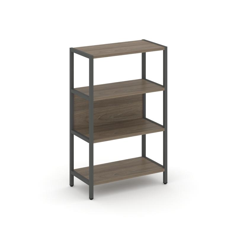 Shelf System Односекционный стеллаж трехярусный SN.STM-311 Вяз Благородный/Металл Антрацит 810*400*1