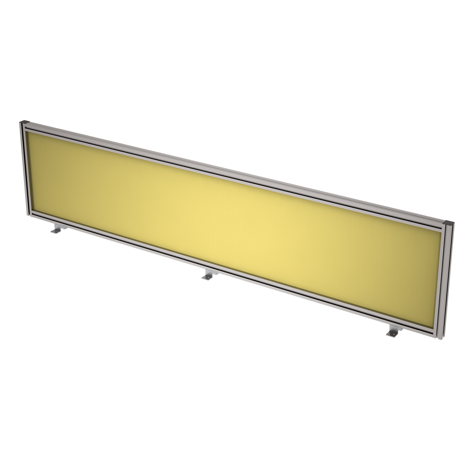 9БТ.0409.6 Барьер из ткани в алюминиевом профиле, фронтальный (1800*29*400)