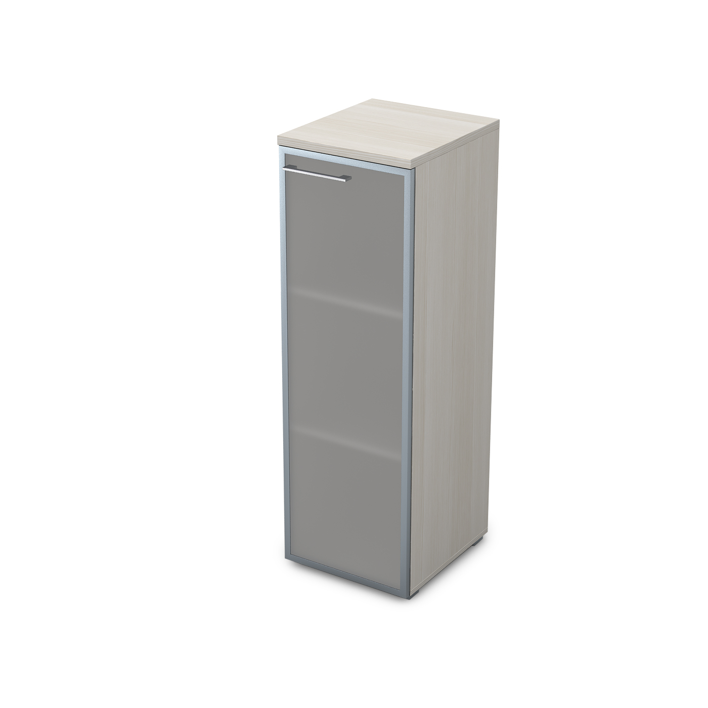 9НПД.017.6 Пенал средний со стеклом (400*450*1245) , правый