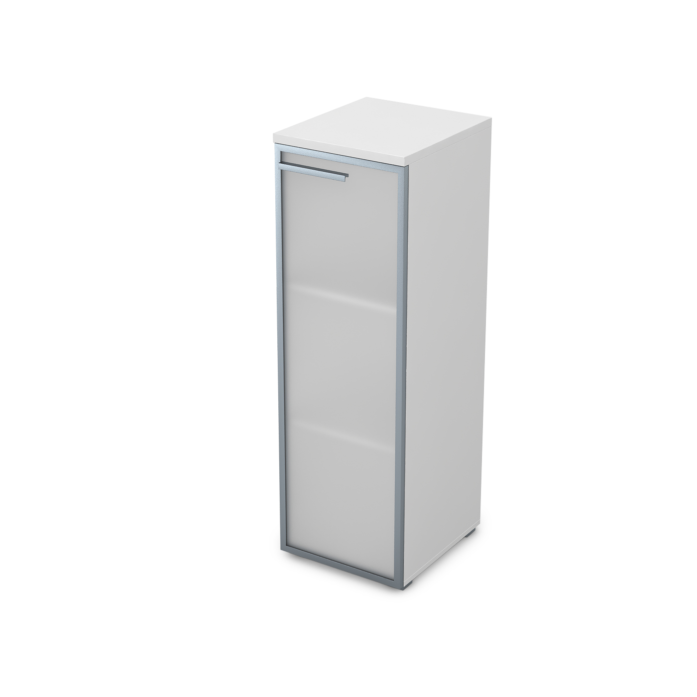 9ПЛ.017.6 Пенал средний со стеклом (400*450*1245) , левый