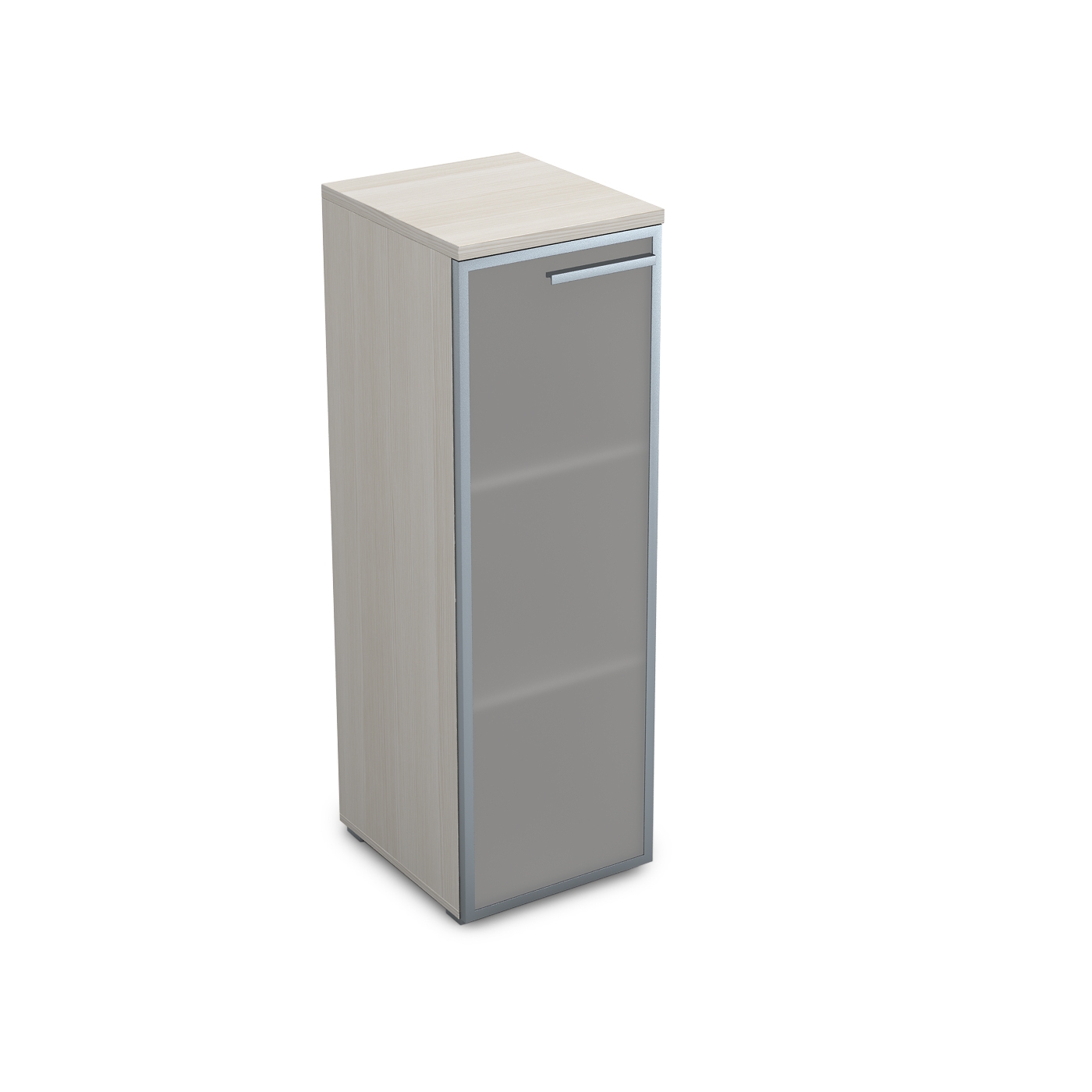 9ПП.017.6 Пенал средний со стеклом (400*450*1245) , правый