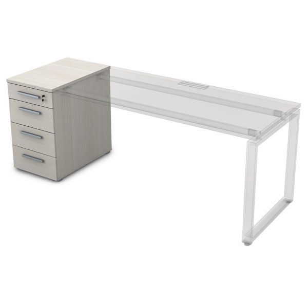 9Т.002 Тумба приставная с ящиками (450*700*750)