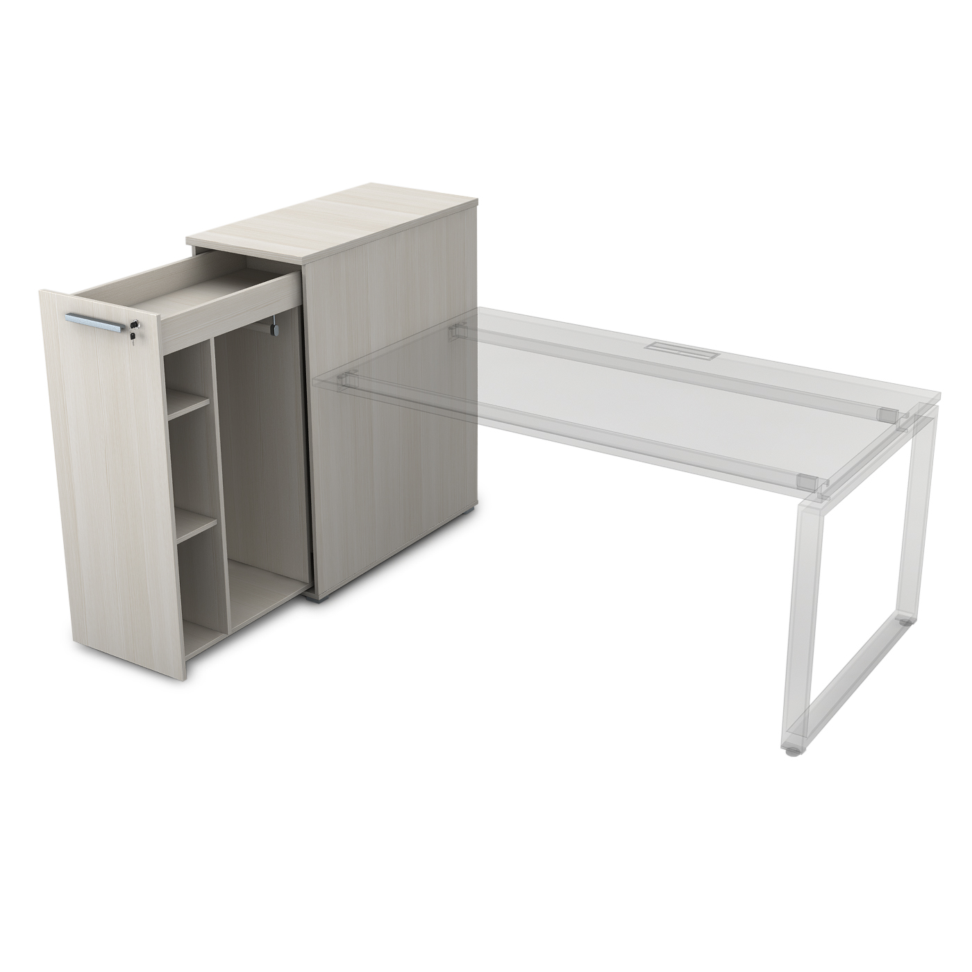 9Т.029 Тумба с выкатной секцией высокая (450*900*1150)