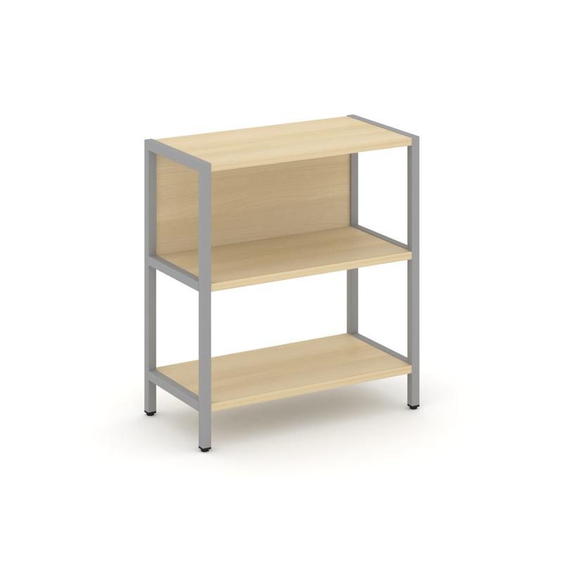 Shelf System Односекционный стеллаж двухярусный SN.STM-211 Акация Лорка/Металл Серый 810*400*879