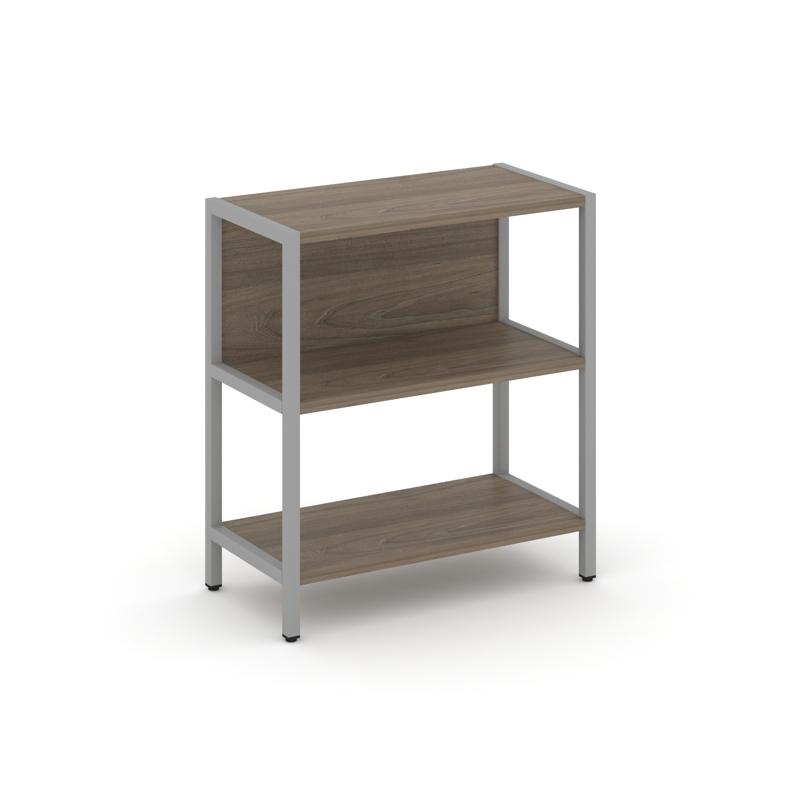 Shelf System Односекционный стеллаж двухярусный SN.STM-211 Вяз Благородный/Металл Серый 810*400*879