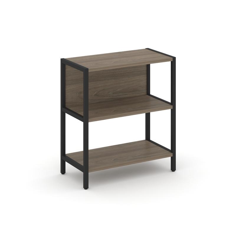 Shelf System Односекционный стеллаж двухярусный SN.STM-211 Вяз Благородный/Металл Черный 810*400*879