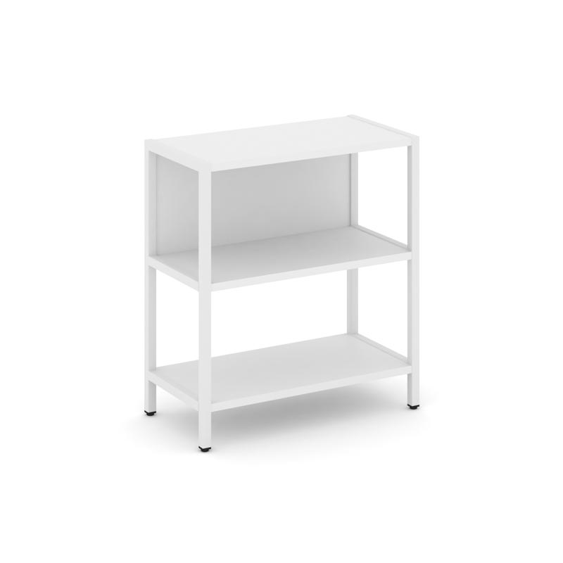 Shelf System Односекционный стеллаж двухярусный SN.STM-211 Белый/Металл Белый 810*400*879