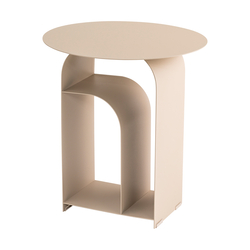 Журнальный столик Arwel металл бежевый