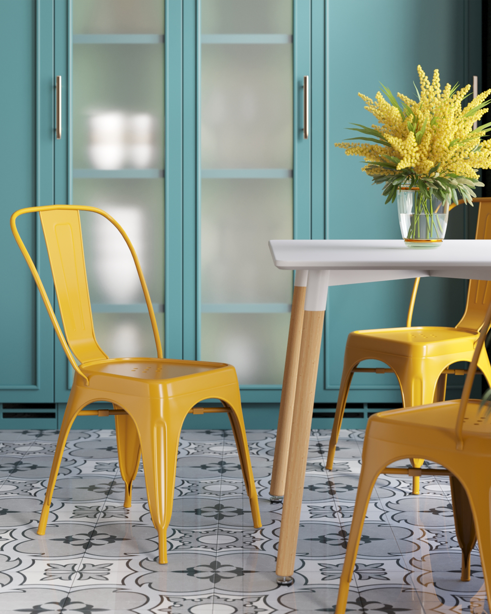 Стол Oslo Square 80х80 см белый — изображение 3