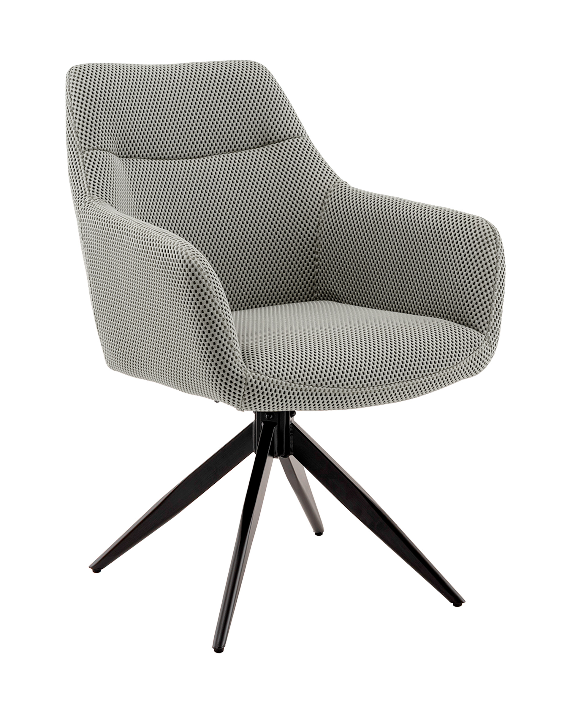 Стул обеденный Enid серо-зеленый ткань Sonic